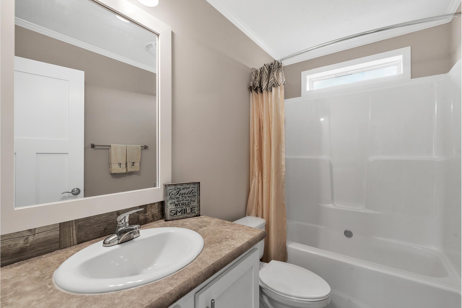 36×8 Transom Over Shower