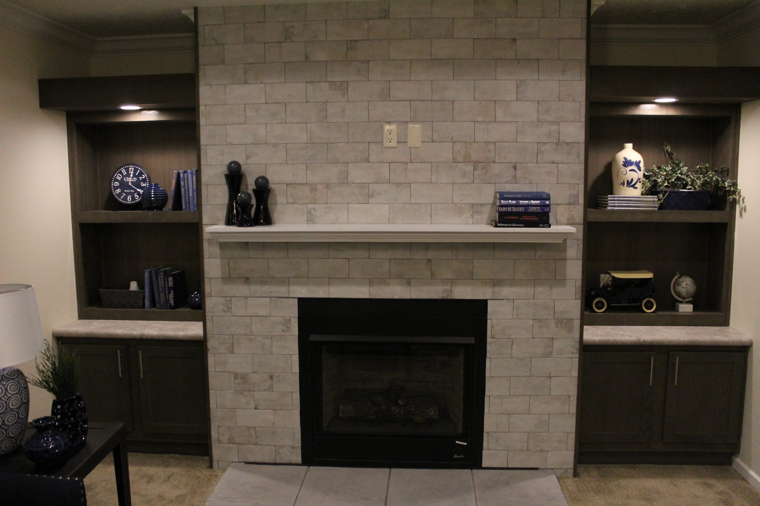 Full Tile Fireplace